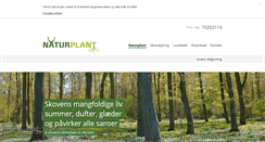 Desktop Screenshot of naturplant.dk